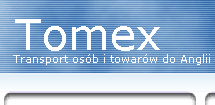 Logo firmy Tomex - transport